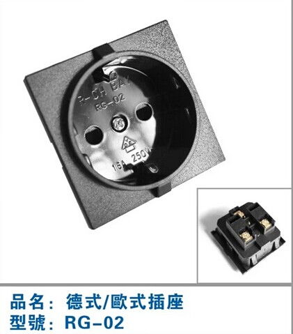 歐式插座RG 02卡式VDE歐規(guī)插座高清解讀 圖片之美與卓越品質